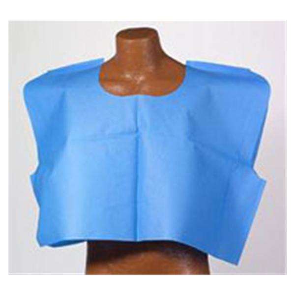 Cape Patient 30 in x 21 in Blue Crepe 100/Case